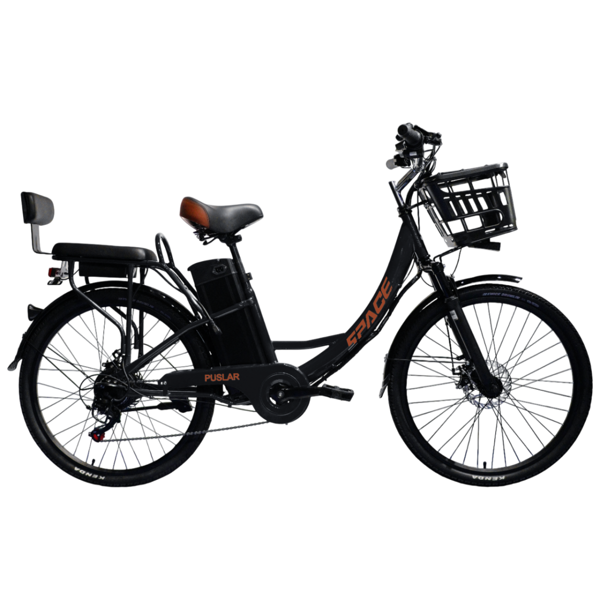 Електровелосипед двомісний Space Pulsar 48V 500W з акумулятром 20Ah